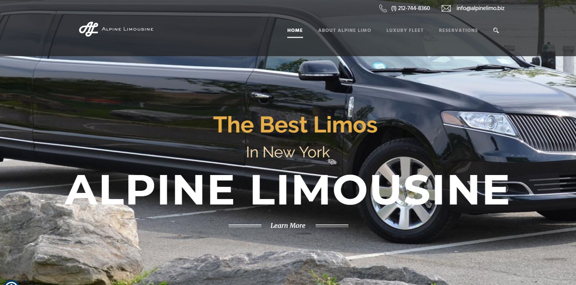Alpine Limousine Website